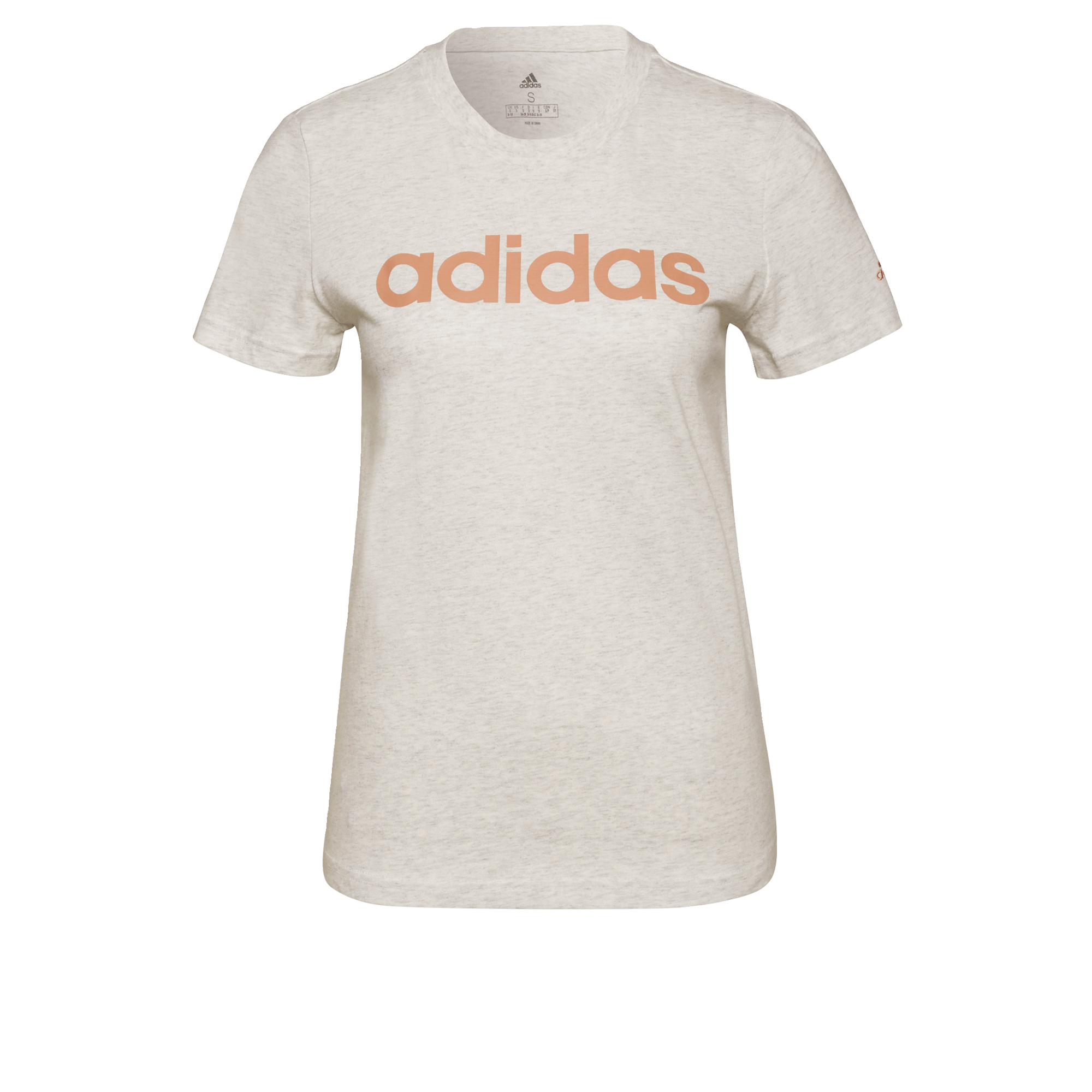 adidas Lifestyle Essentials Slim Logo Tee Women White H07828